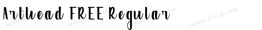 Arthead FREE Regular字体转换